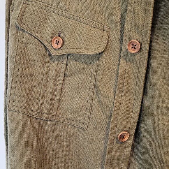 López Aragón linen shirt jacket (shacket) made in Spain - Picture 4 of 13